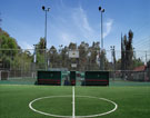 Cancha de pasto sintético de fútbol siete